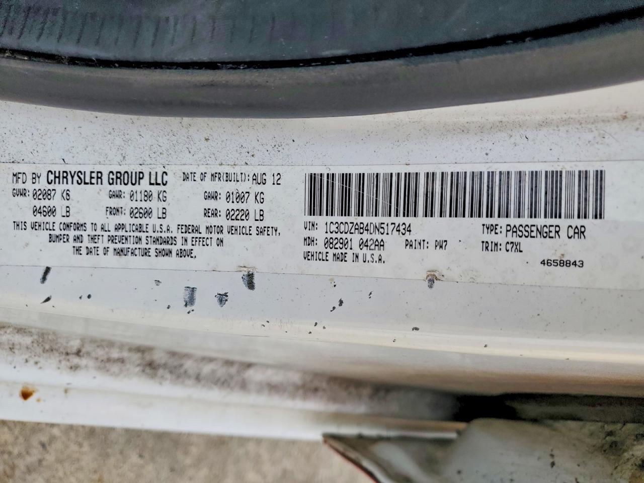 2013 Dodge Avenger Se - zdjęcie 12