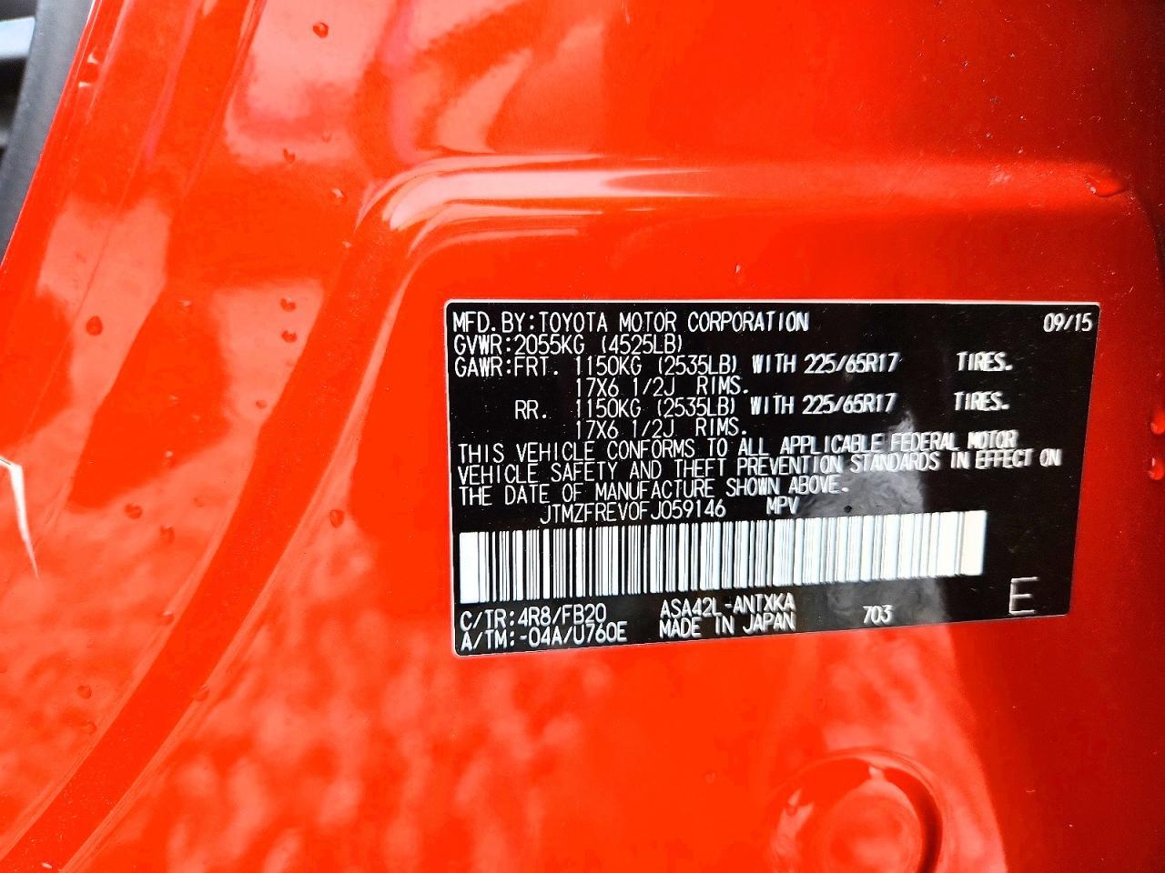 2015 Toyota Rav4 Le - zdjęcie 13