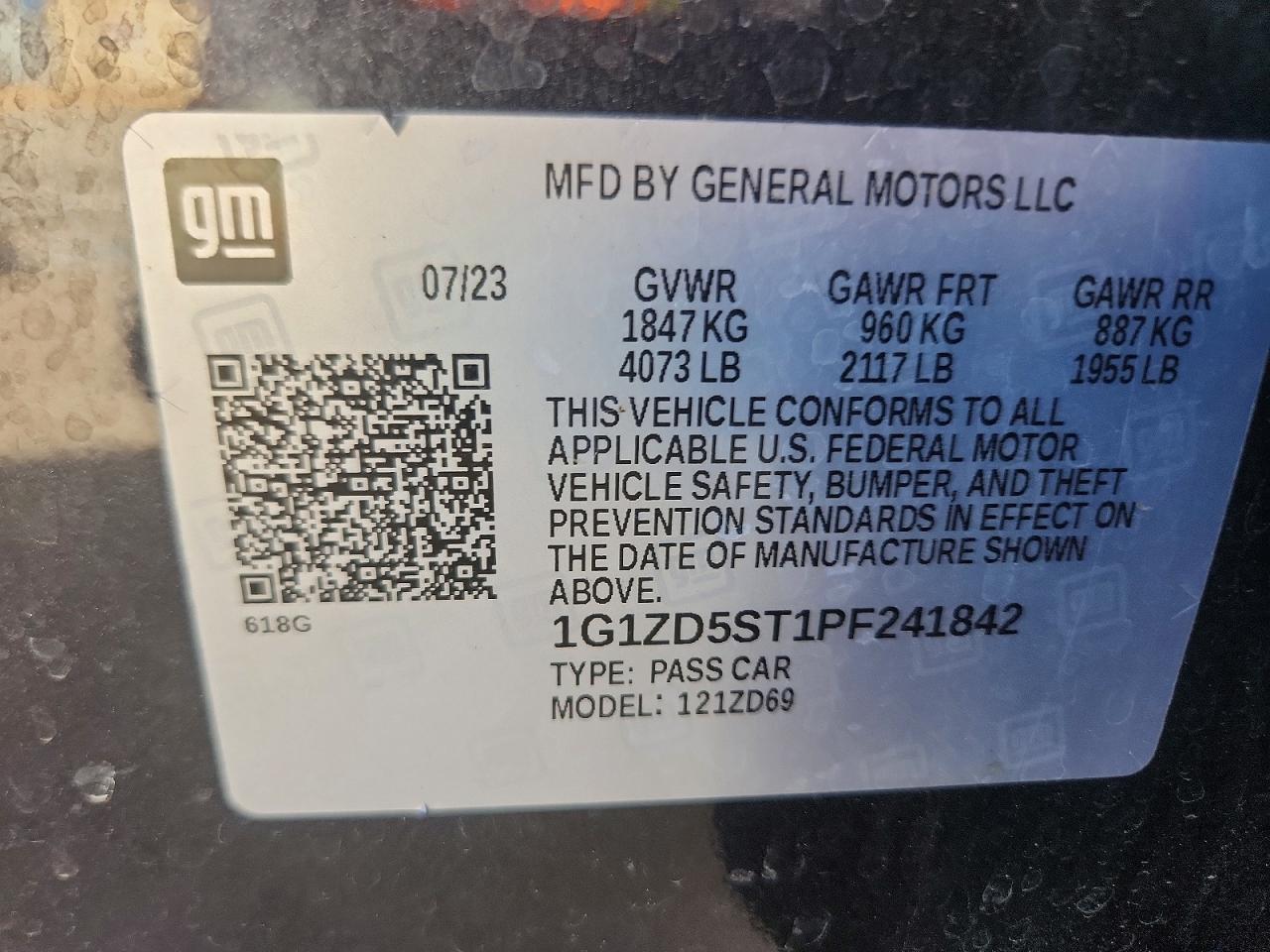 2023 Chevrolet Malibu Lt - zdjęcie 13