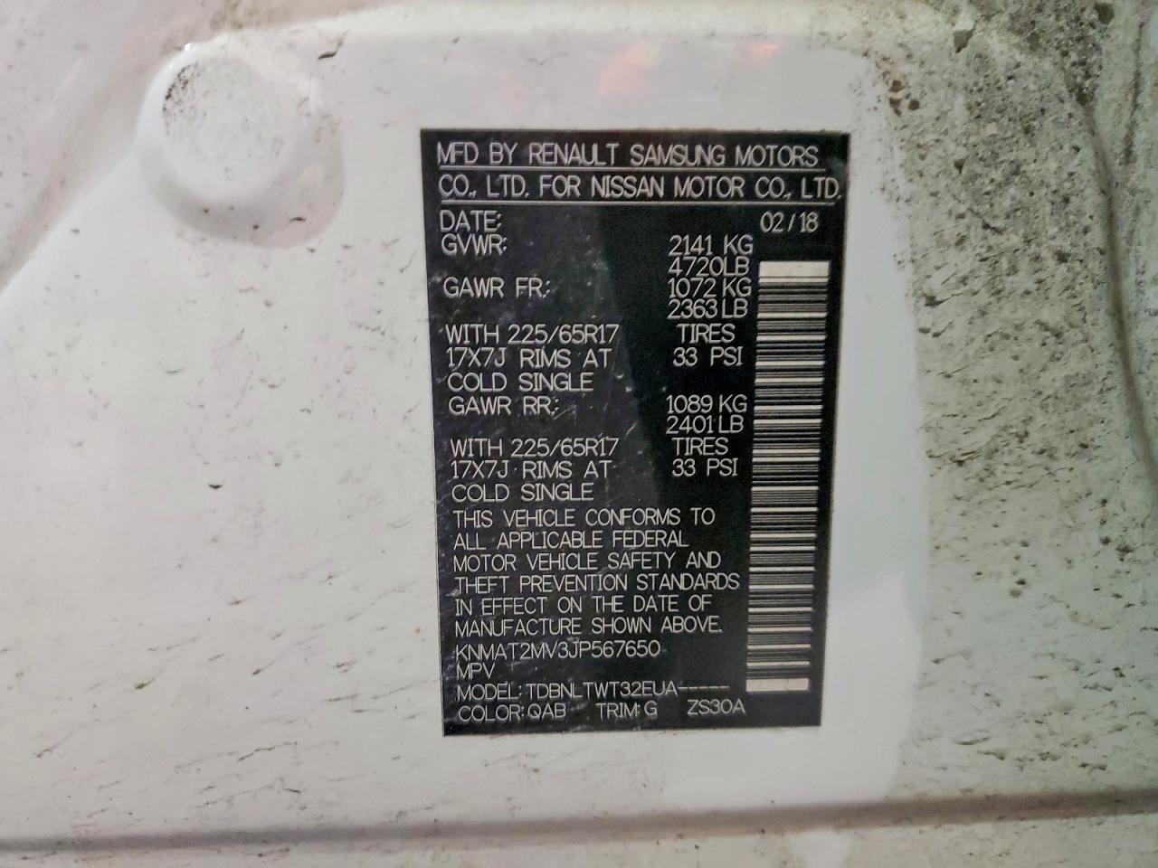 2018 Nissan Rogue Sv - zdjęcie 13