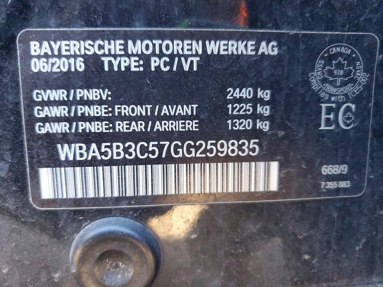 2016 BMW 535 Xi - zdjęcie 12