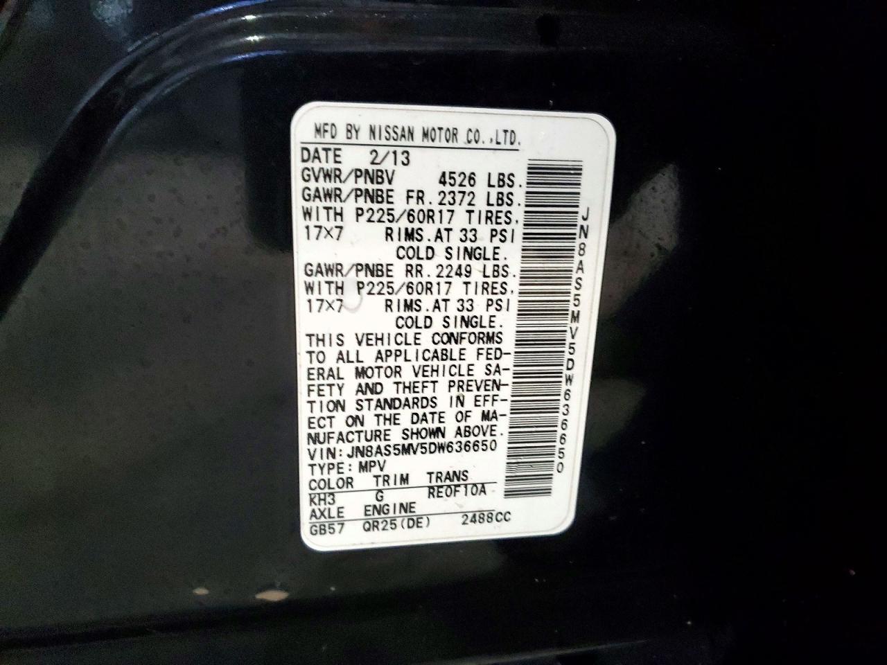 2013 Nissan Rogue S - zdjęcie 13