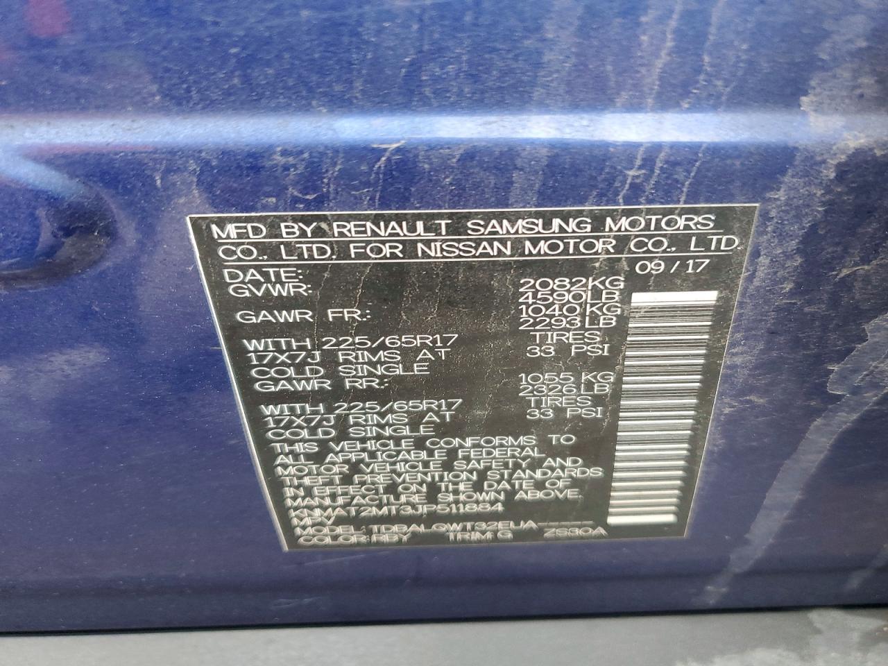 2018 Nissan Rogue Sv - zdjęcie 14