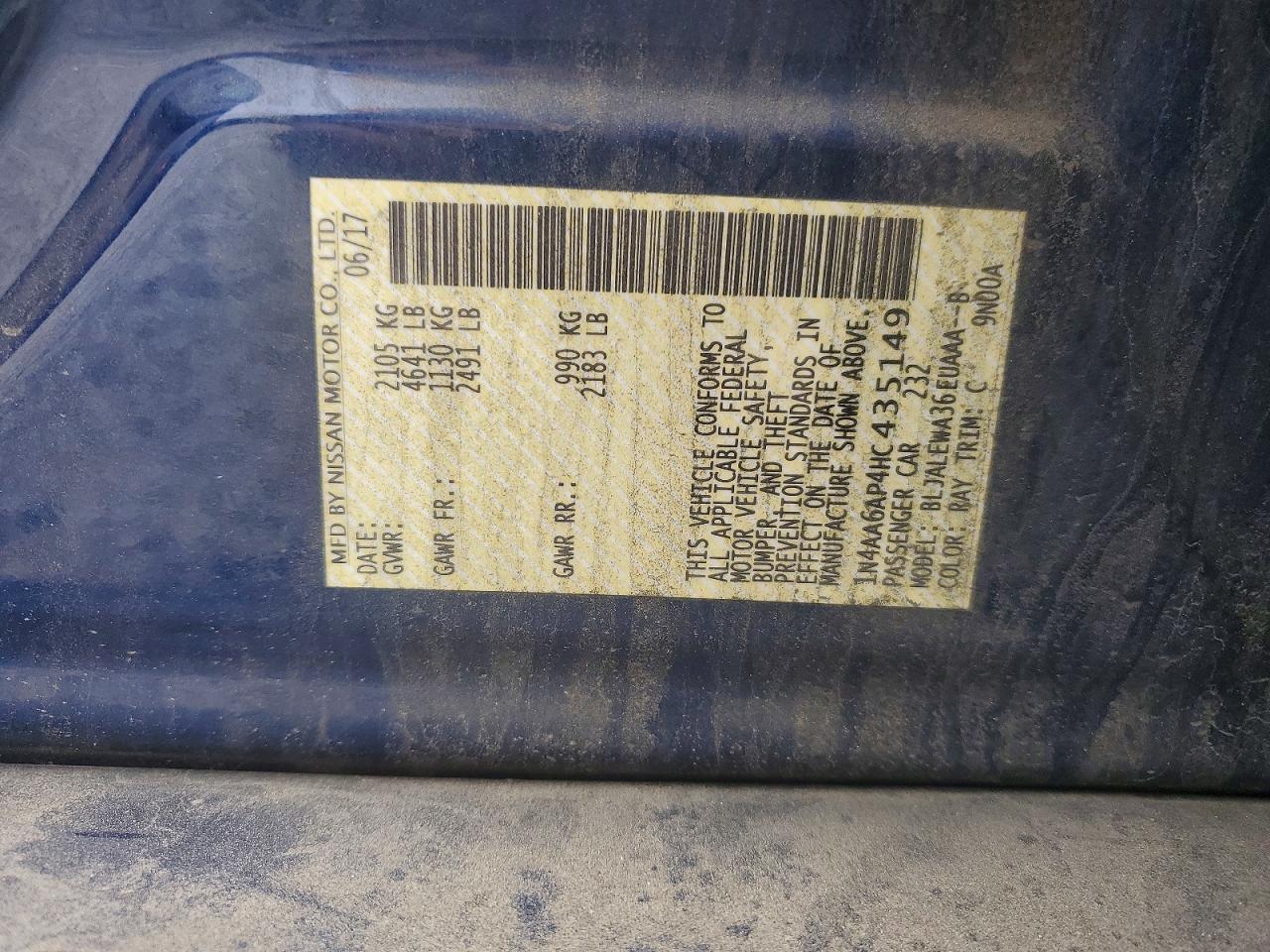 2017 Nissan Maxima 3.5 Sl - zdjęcie 12