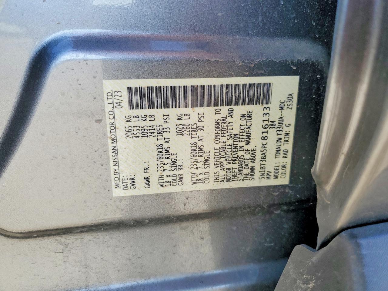 2023 Nissan Rogue Sv - zdjęcie 13