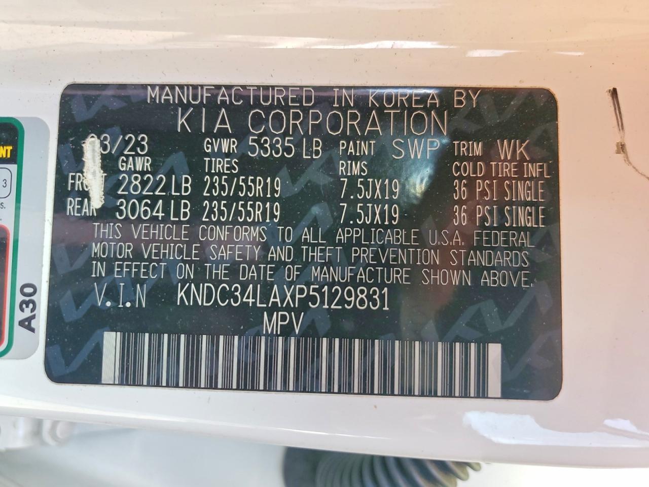 2023 Kia Ev6 Wind - zdjęcie 14