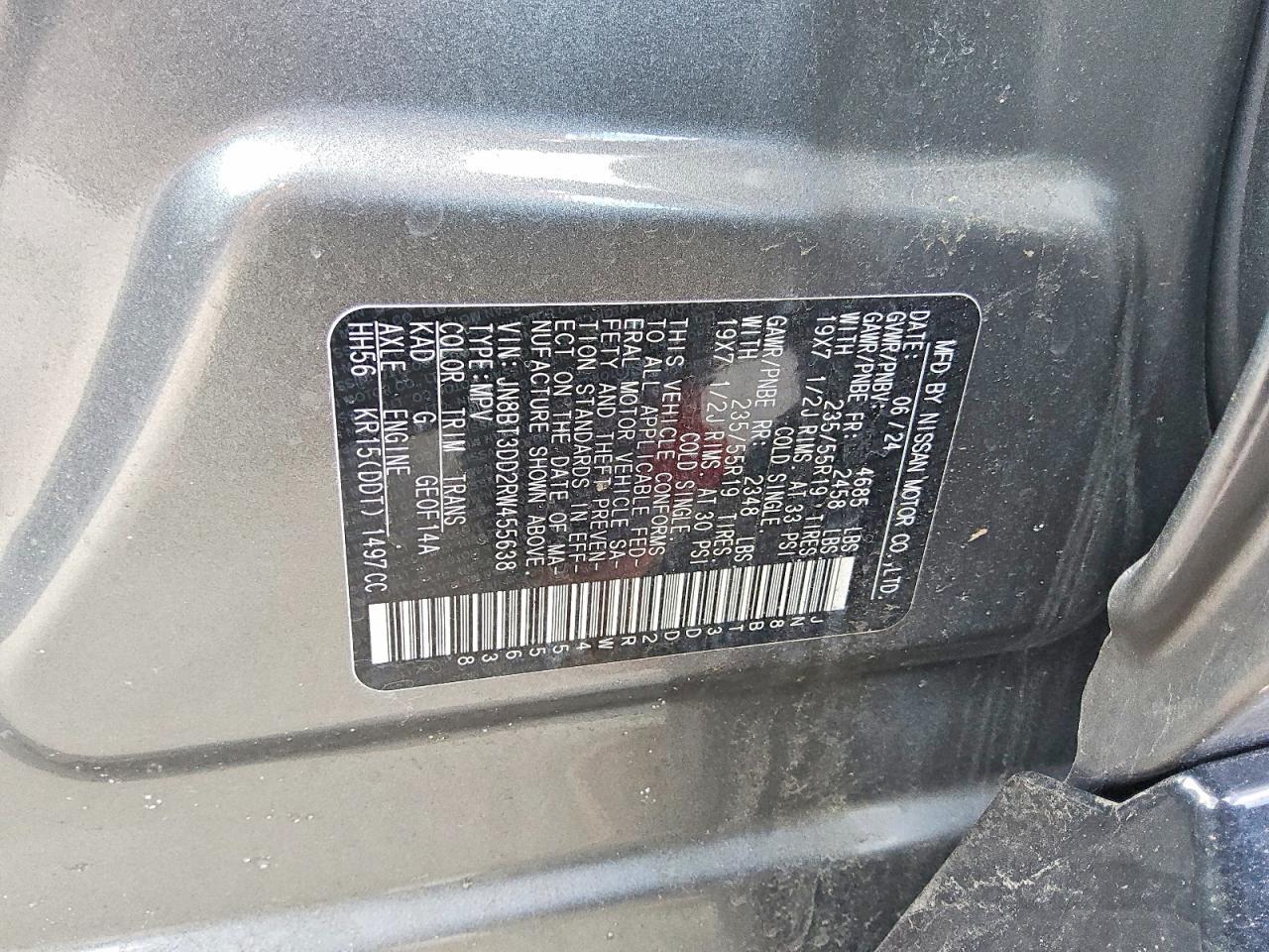 2024 Nissan Rogue Platinum - zdjęcie 13