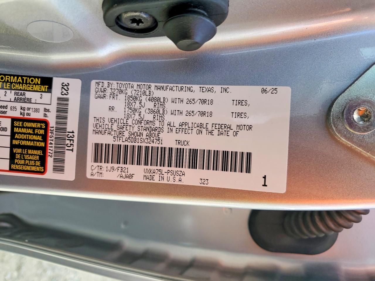 2025 Toyota Tundra Sr5 - zdjęcie 12