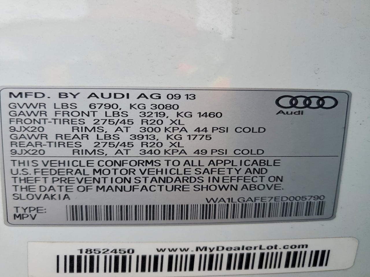 2014 Audi Q7 Premium Plus - zdjęcie 13