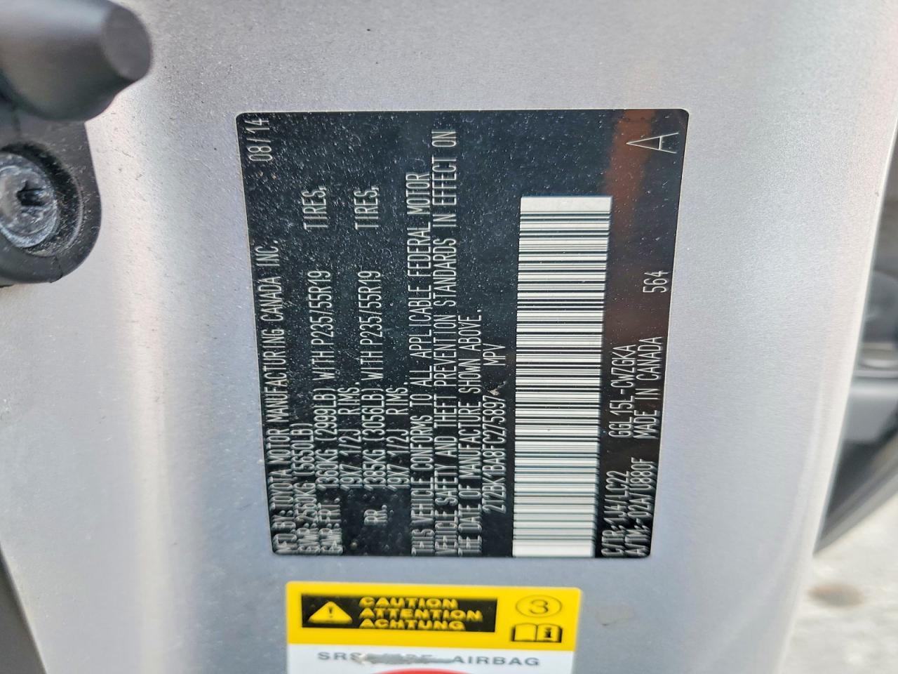 2015 Lexus Rx 350 F Sport - zdjęcie 13