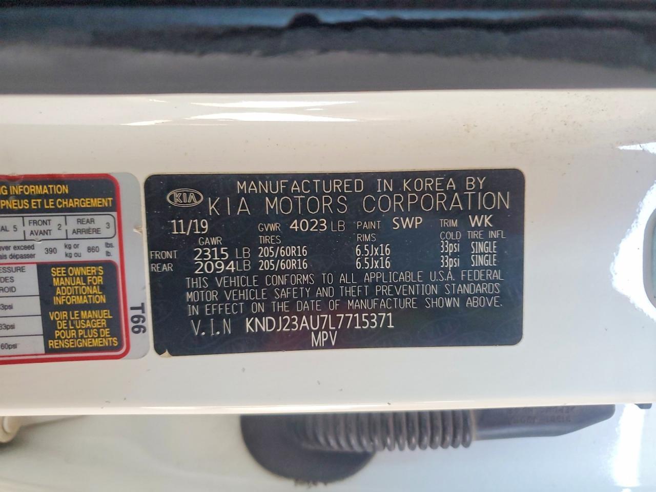 2020 Kia Soul Lx - zdjęcie 12