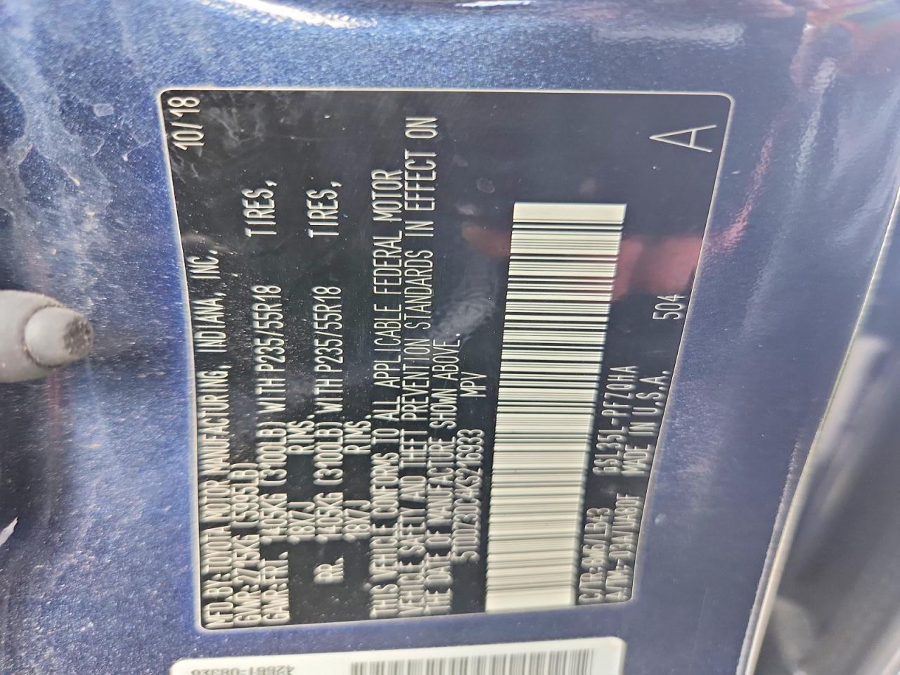 2019 Toyota Sienna Limited Premium 7-Passenger - zdjęcie 13