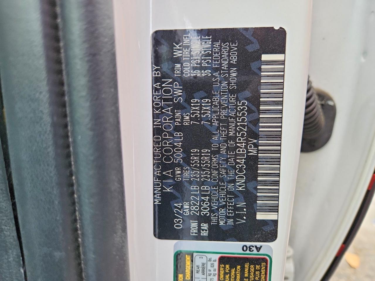 2024 Kia Ev6 Light - zdjęcie 12