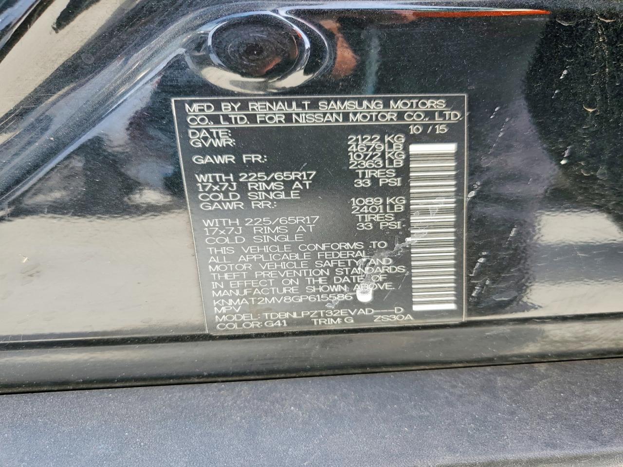 2016 Nissan Rogue S - zdjęcie 13