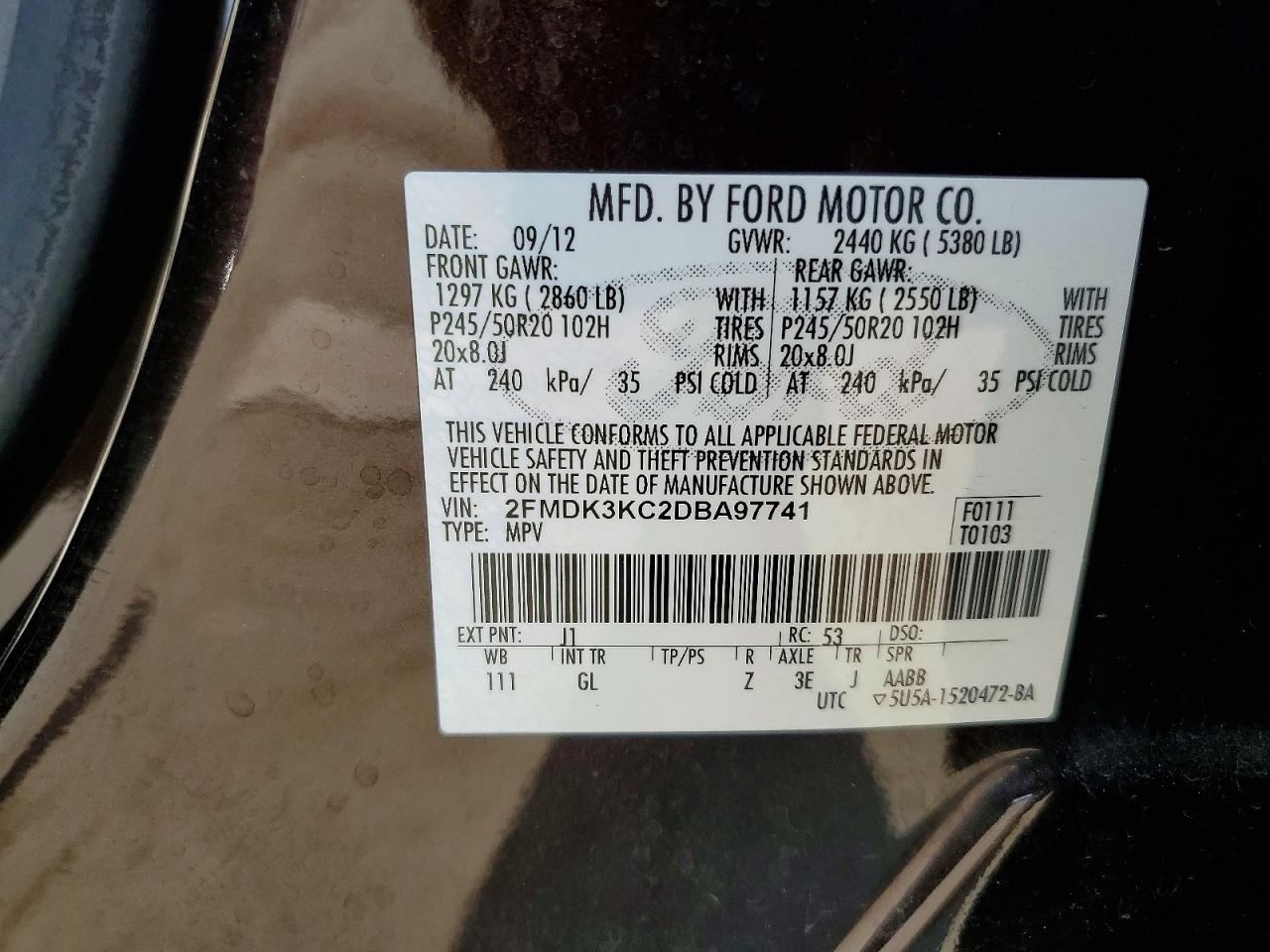 2013 Ford Edge Limited - zdjęcie 13