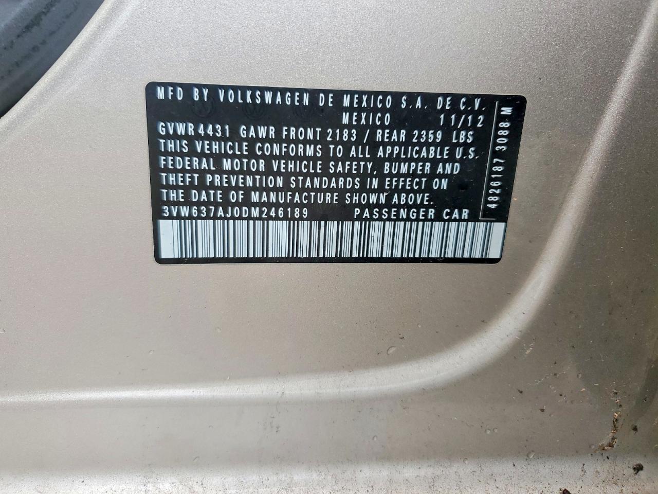 2013 Volkswagen Jetta - zdjęcie 12