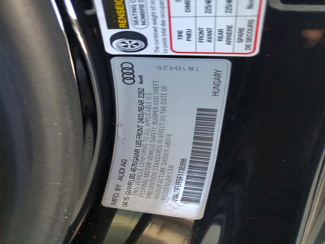 2015 Audi A3 Premium Plus - zdjęcie 12
