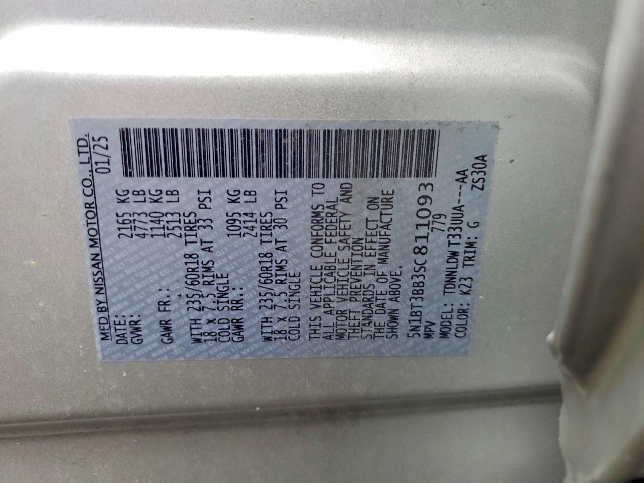 2025 Nissan Rogue Sv - zdjęcie 13