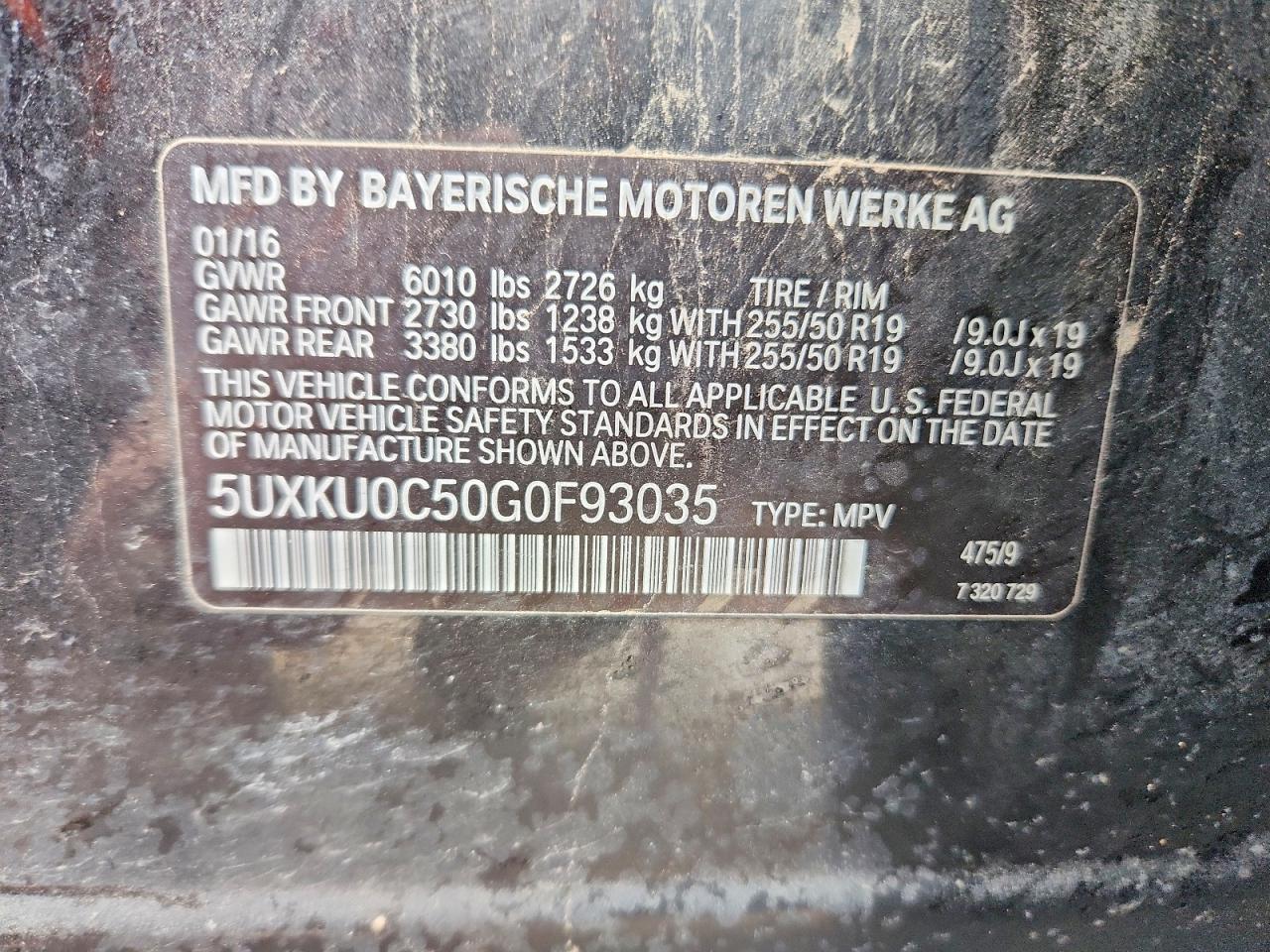 2016 BMW X6 Sdrive35I - zdjęcie 12