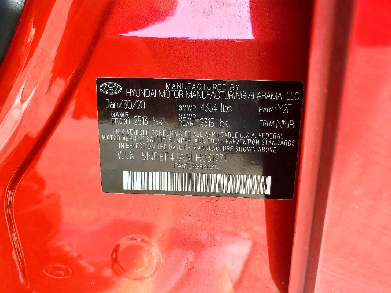 2020 Hyundai Sonata Sel - zdjęcie 12