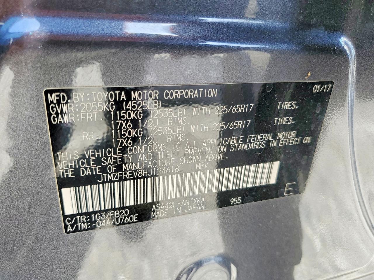 2017 Toyota Rav4 Le - zdjęcie 13