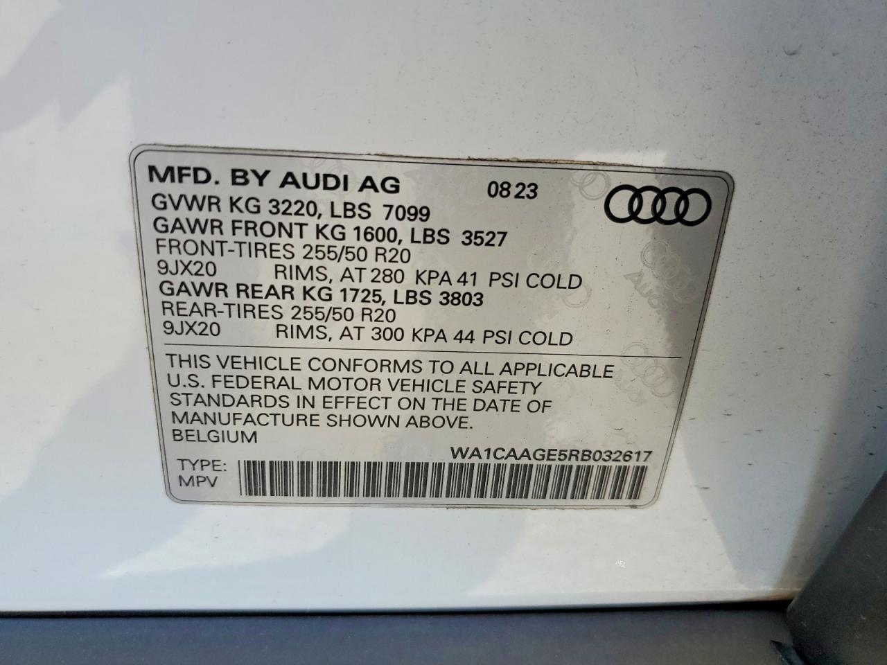 2024 Audi Q8 E-Tron Sportback Premium Plus - zdjęcie 14