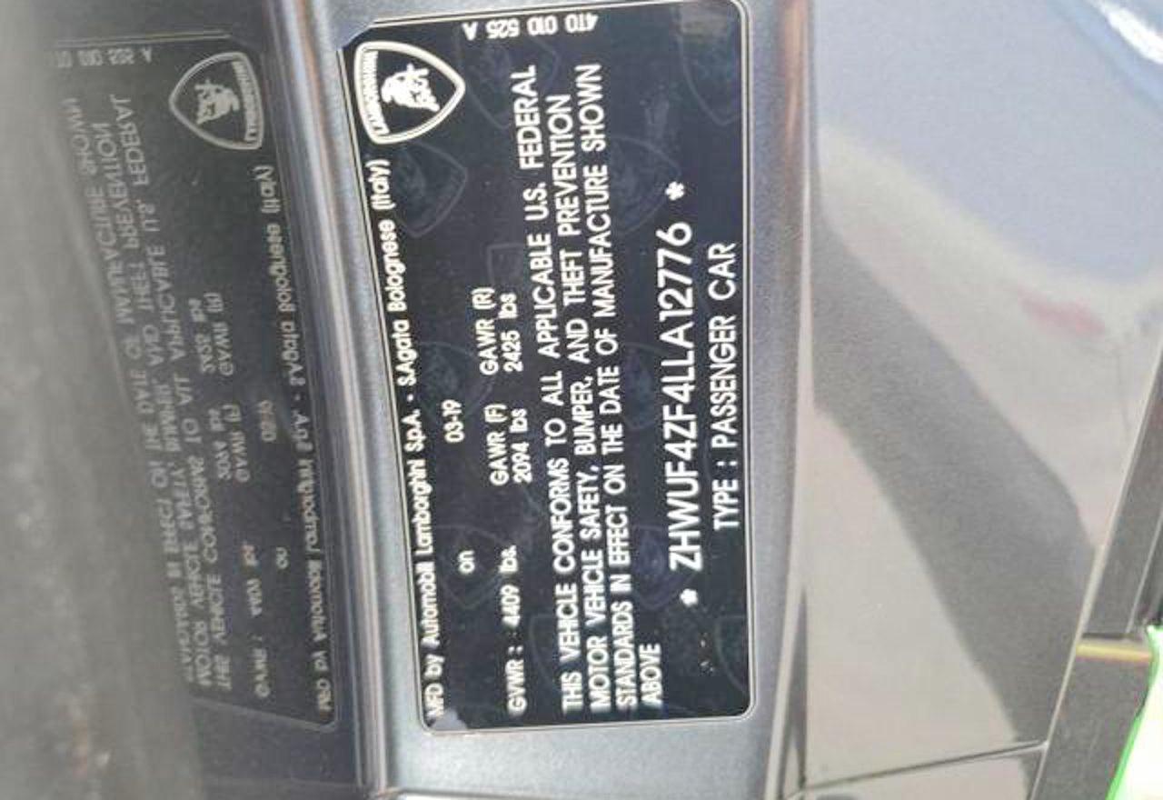 2020 Lamborghini Huracan Evo - zdjęcie 10