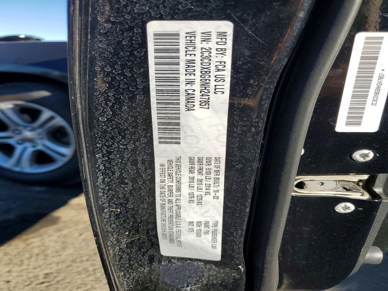 2022 Dodge Charger Sxt - zdjęcie 12