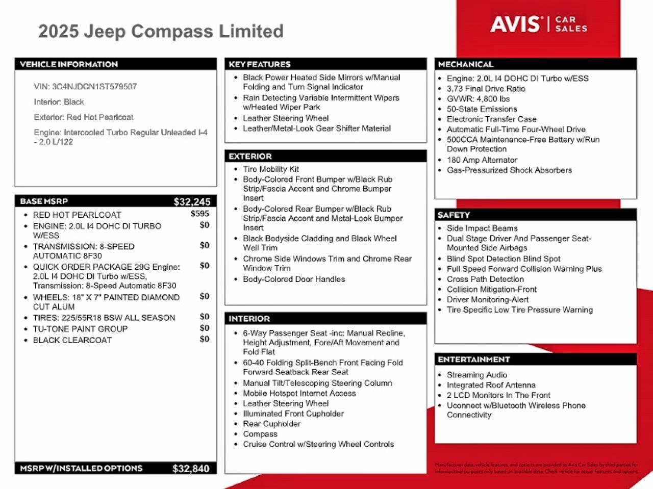 2025 Jeep Compass Limited - zdjęcie 12