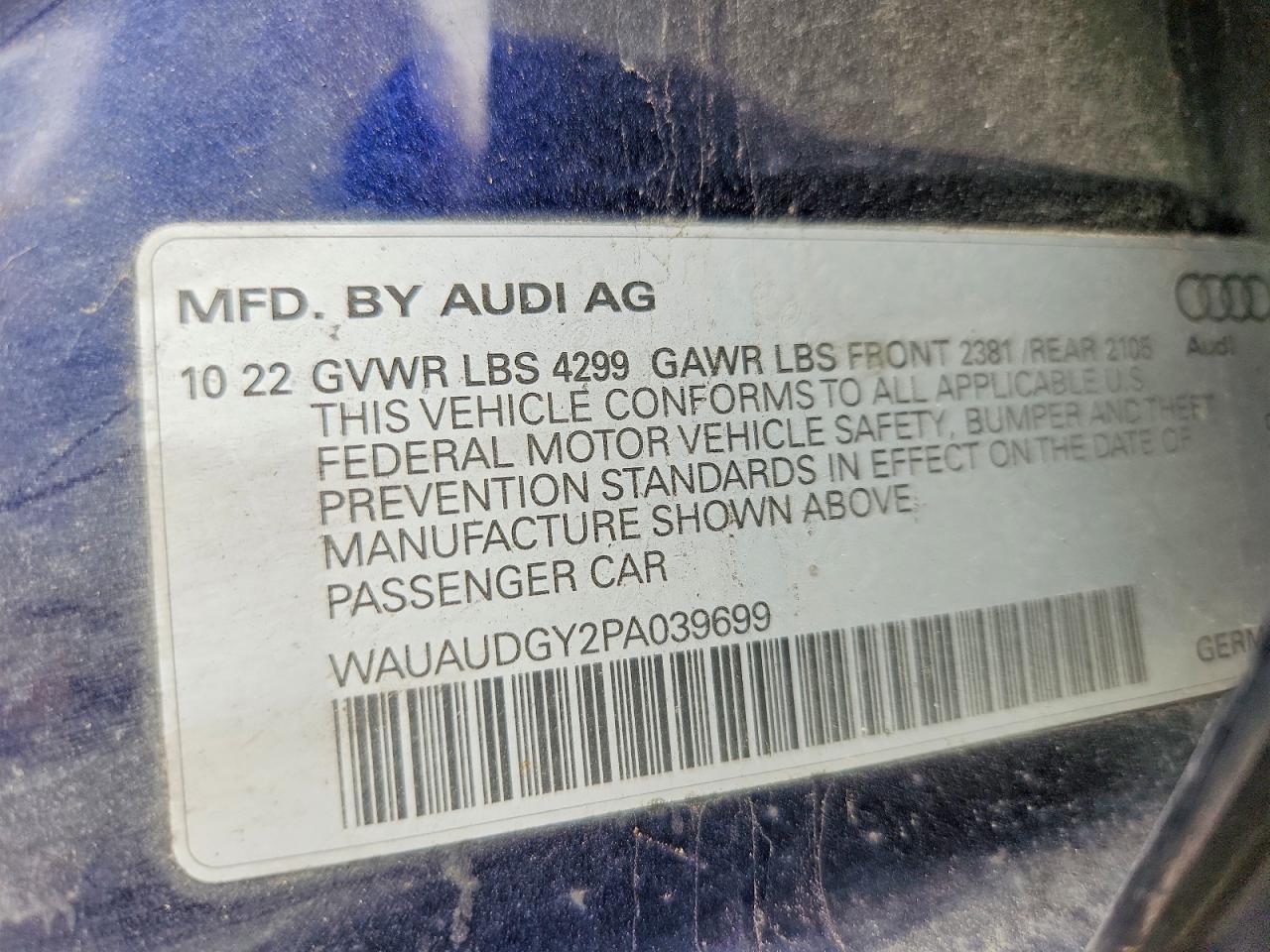 2023 Audi A3 Premium - zdjęcie 12