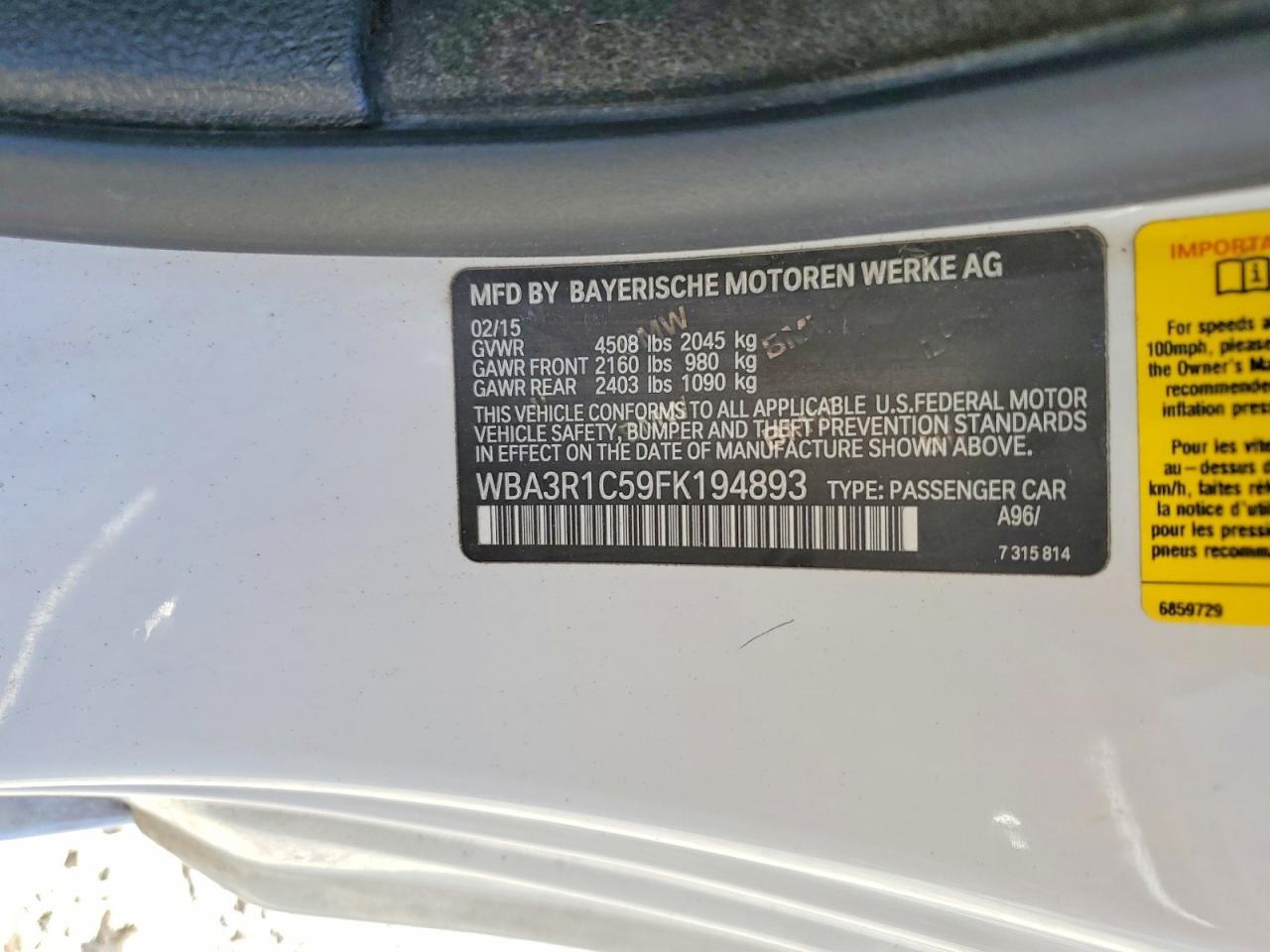 2015 BMW 435 I - zdjęcie 12