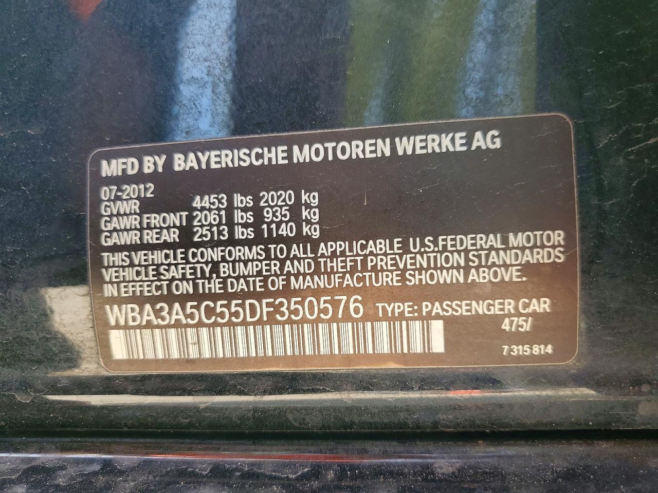 2013 BMW 328 I - zdjęcie 12