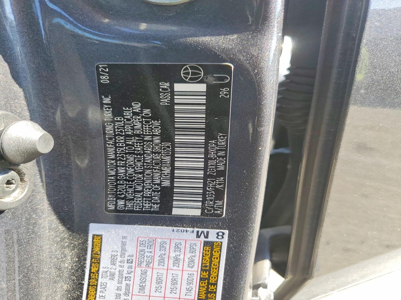 2021 Toyota C-Hr Le - zdjęcie 13