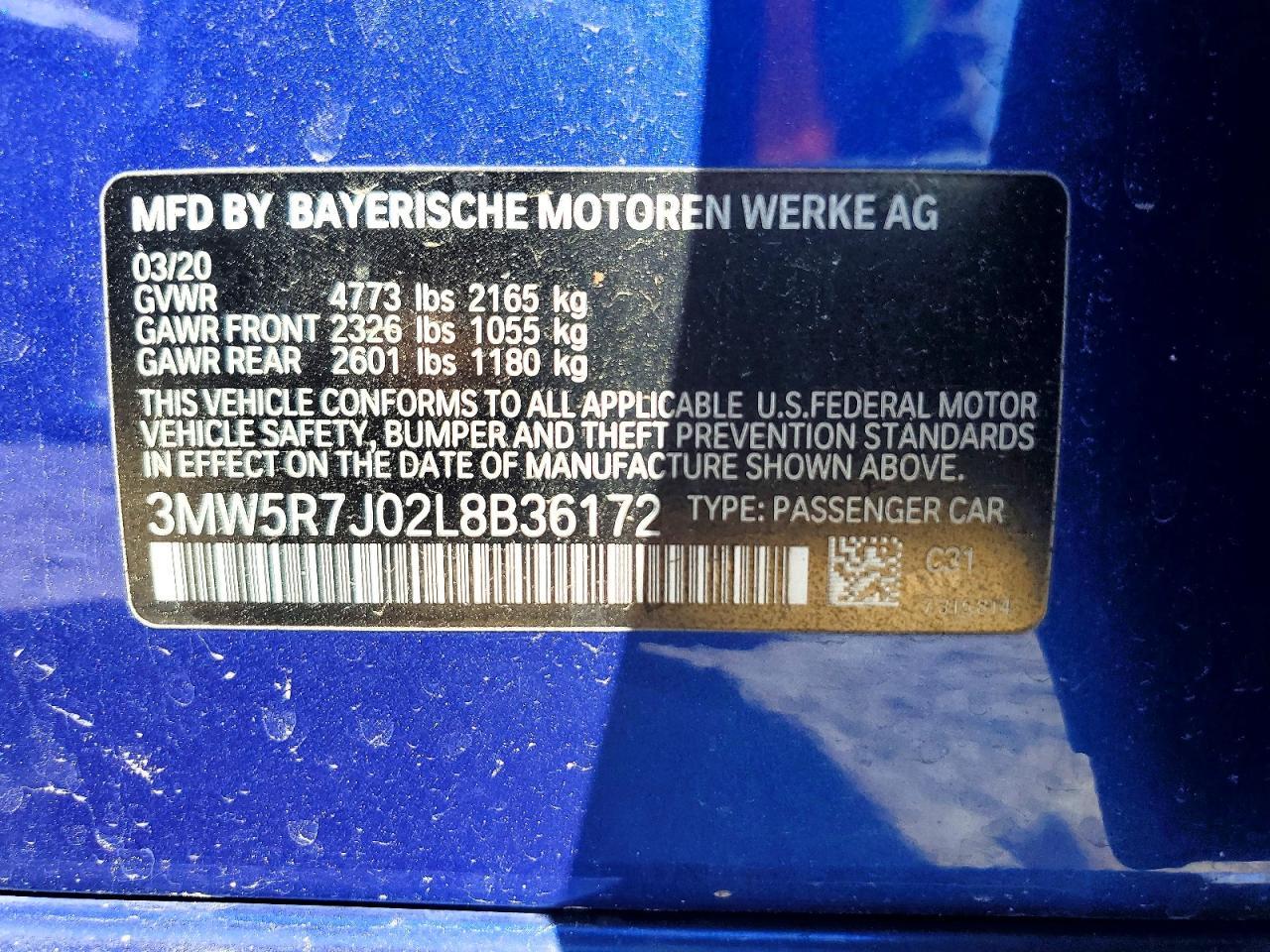 2020 BMW 330Xi - zdjęcie 12