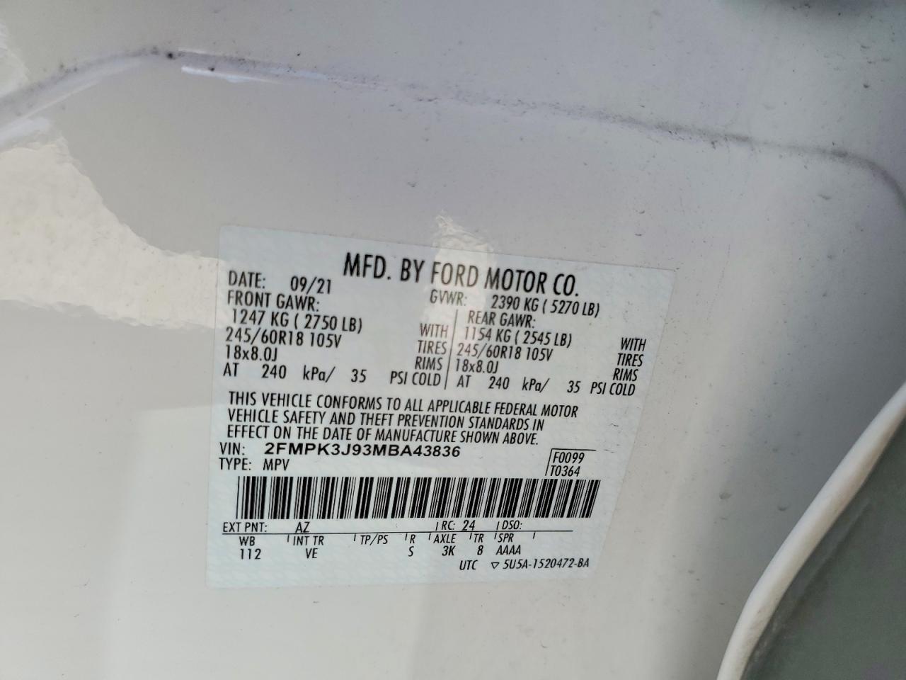 2021 Ford Edge Sel - zdjęcie 14