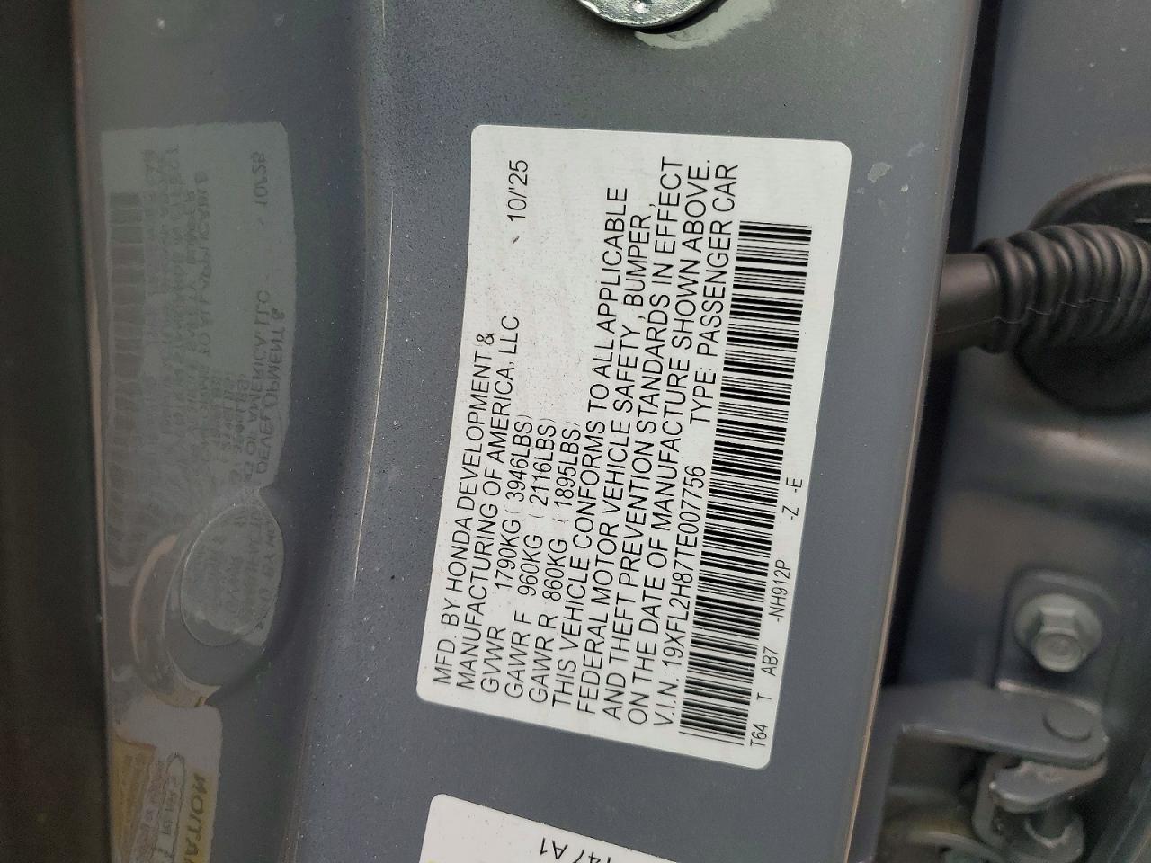 2026 Honda Civic Sport - zdjęcie 12