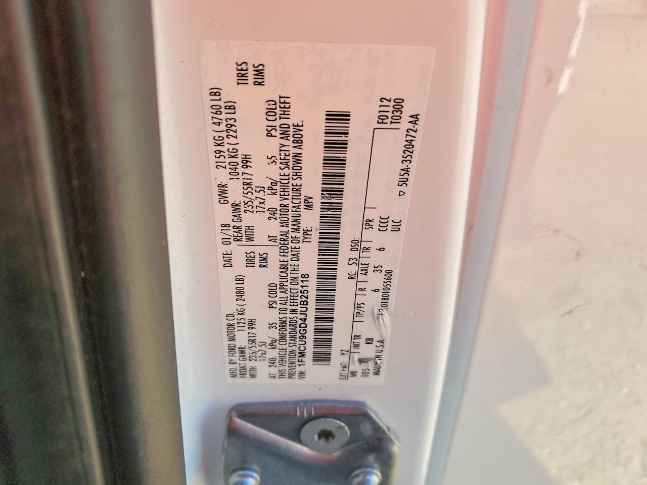 2018 Ford Escape Se - zdjęcie 13