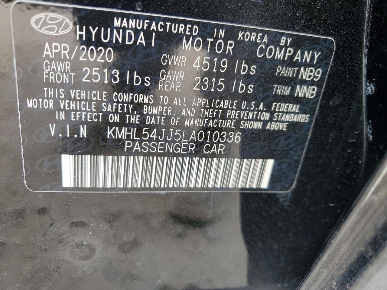 2020 Hyundai Sonata Hybrid Limited - zdjęcie 12