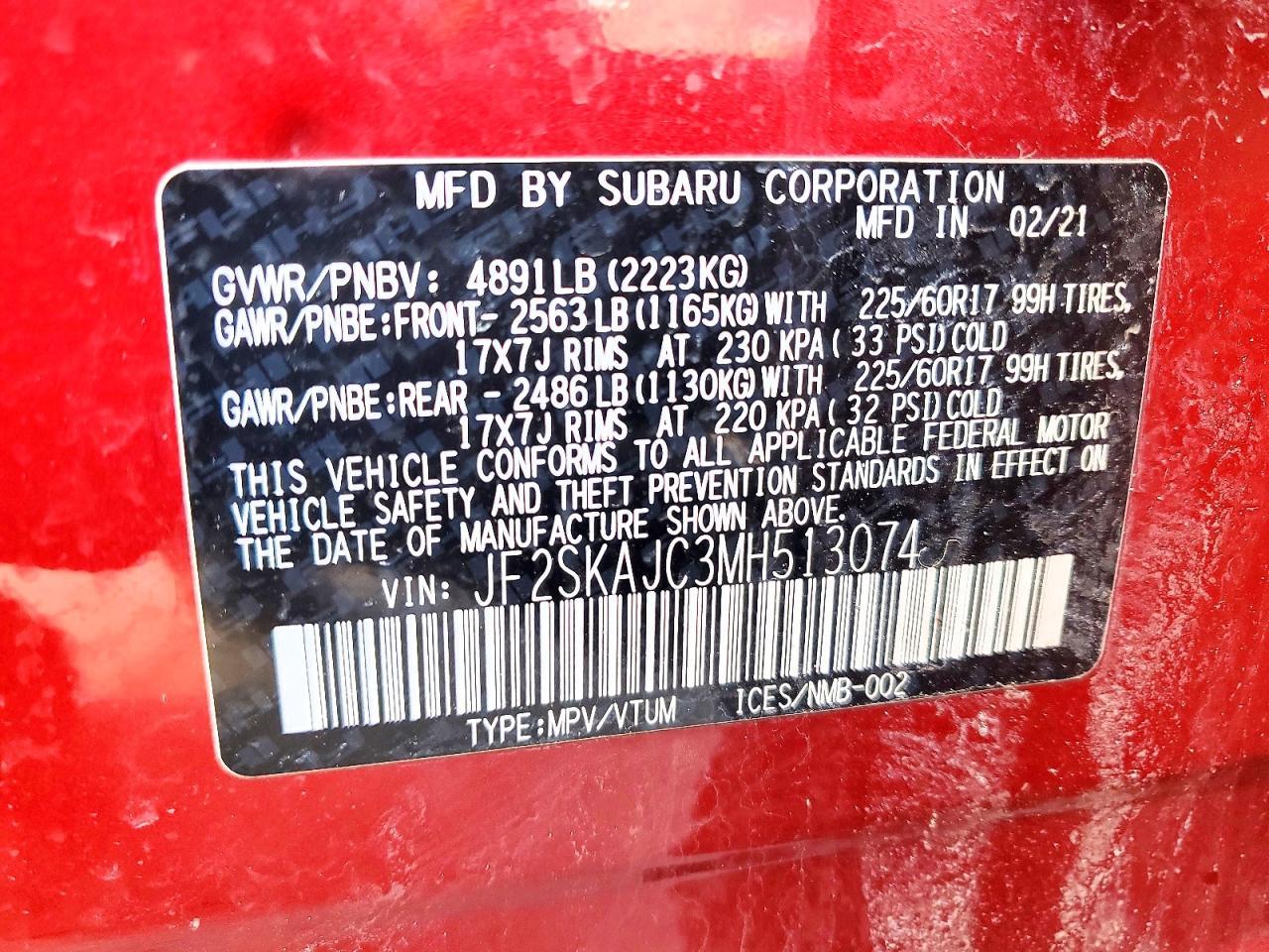 2021 Subaru Forester Premium - zdjęcie 14