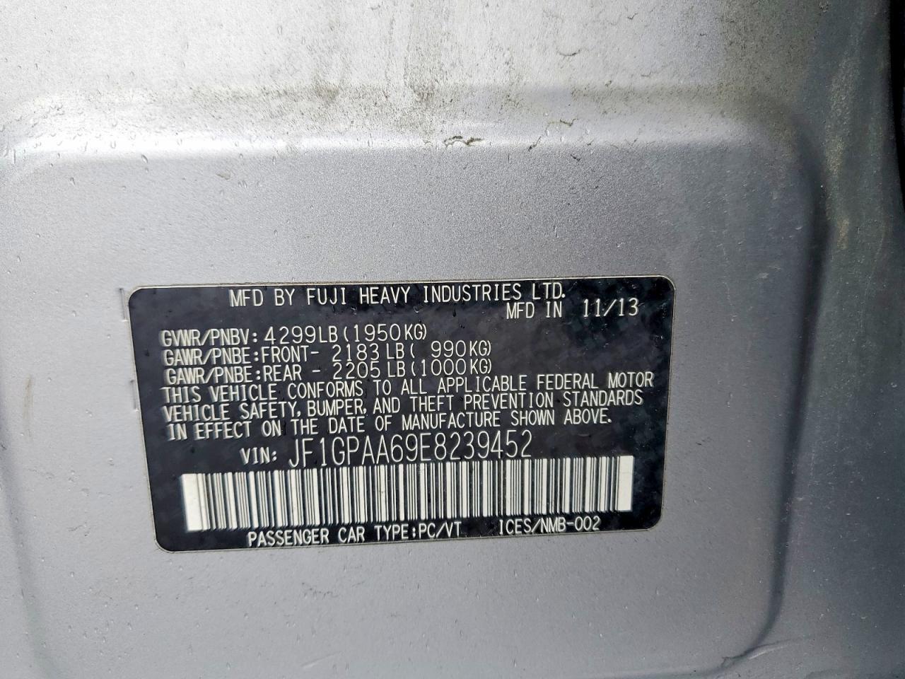 2014 Subaru Impreza - zdjęcie 12