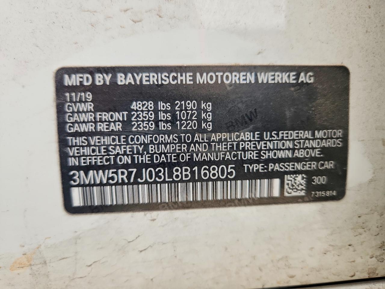 2020 BMW 330Xi - zdjęcie 12
