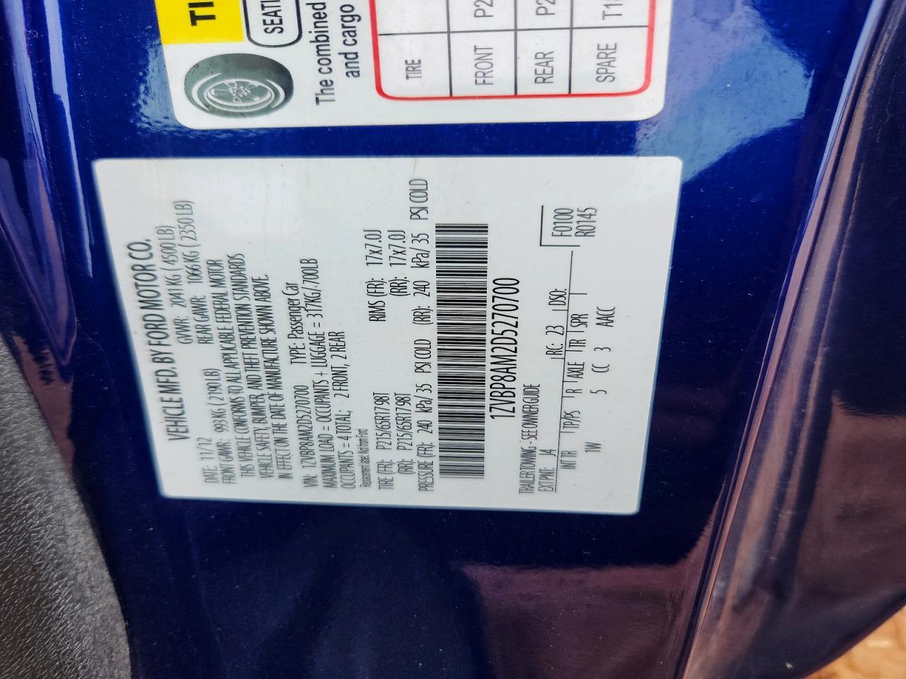 2013 Ford Mustang - zdjęcie 12