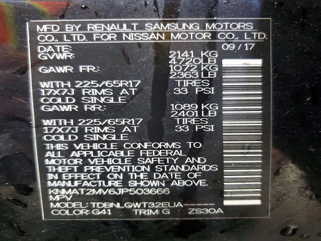 2018 Nissan Rogue Sv - zdjęcie 13