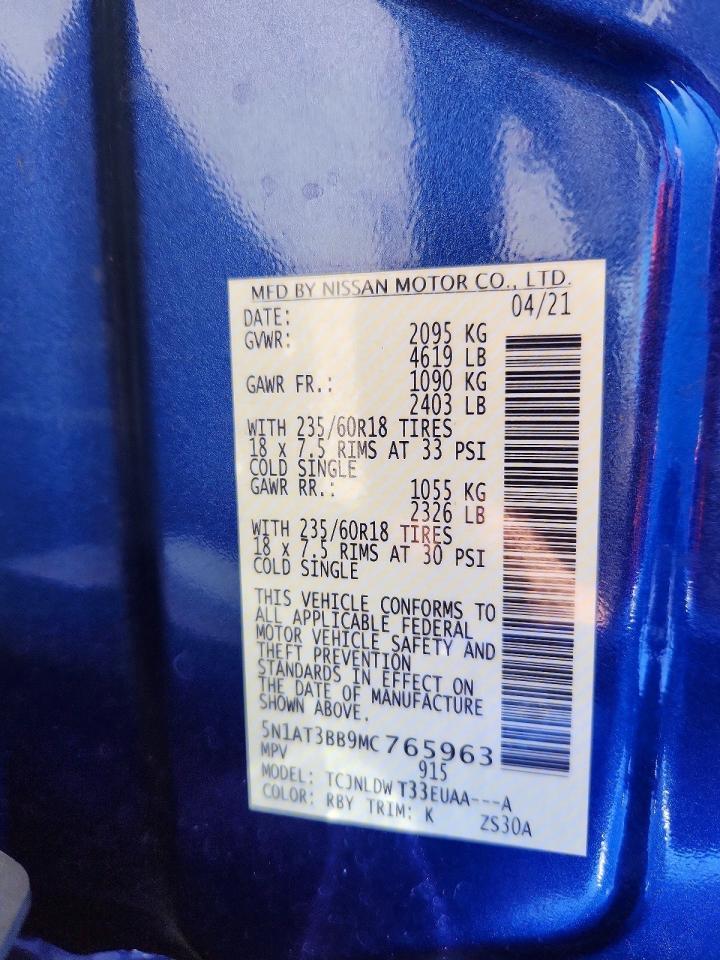 2021 Nissan Rogue Sv - zdjęcie 14