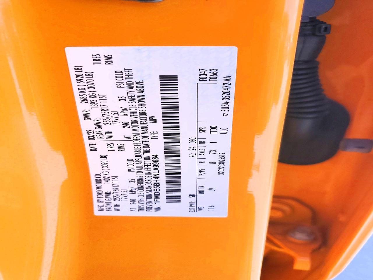 2022 Ford Bronco Base - zdjęcie 13