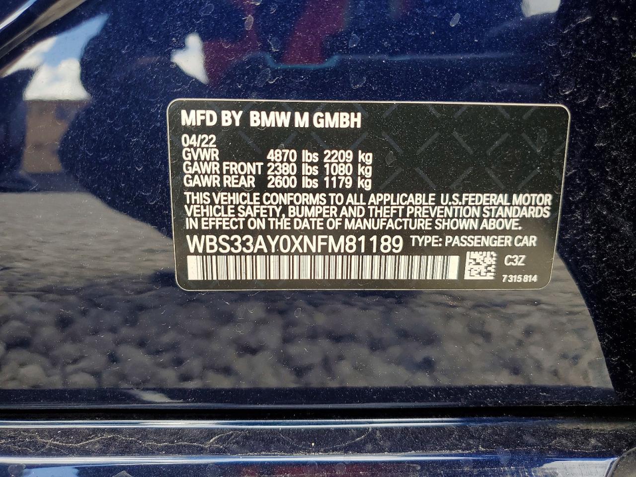 2022 BMW M3 Competition - zdjęcie 12