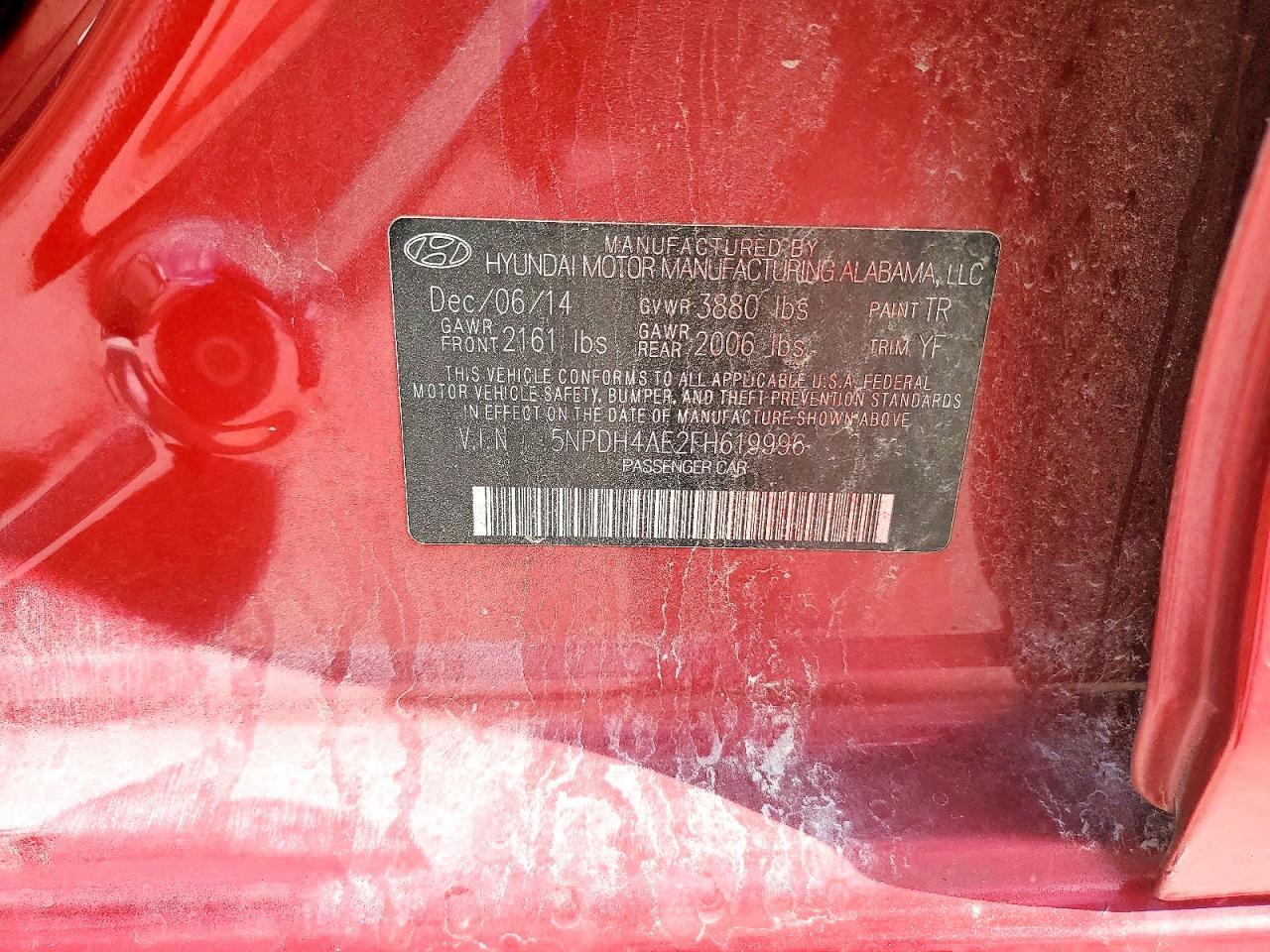 2015 Hyundai Elantra - zdjęcie 12