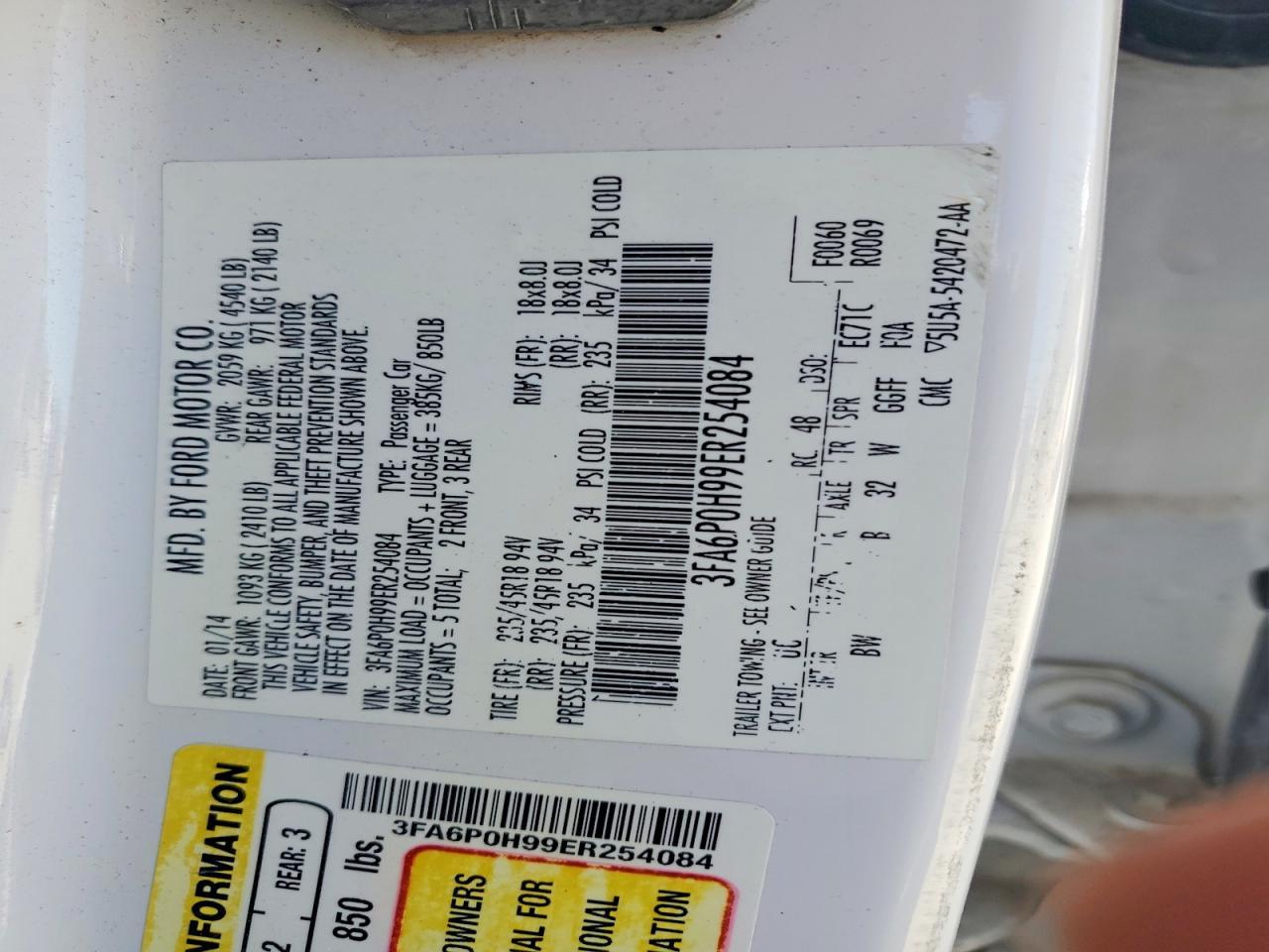 2014 Ford Fusion Se - zdjęcie 12