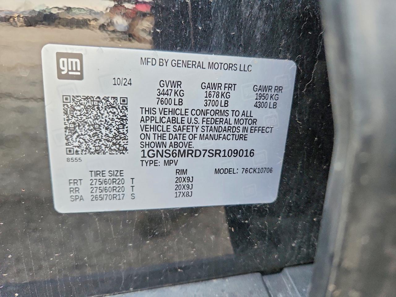 2025 Chevrolet Tahoe K1500 Ls - zdjęcie 13