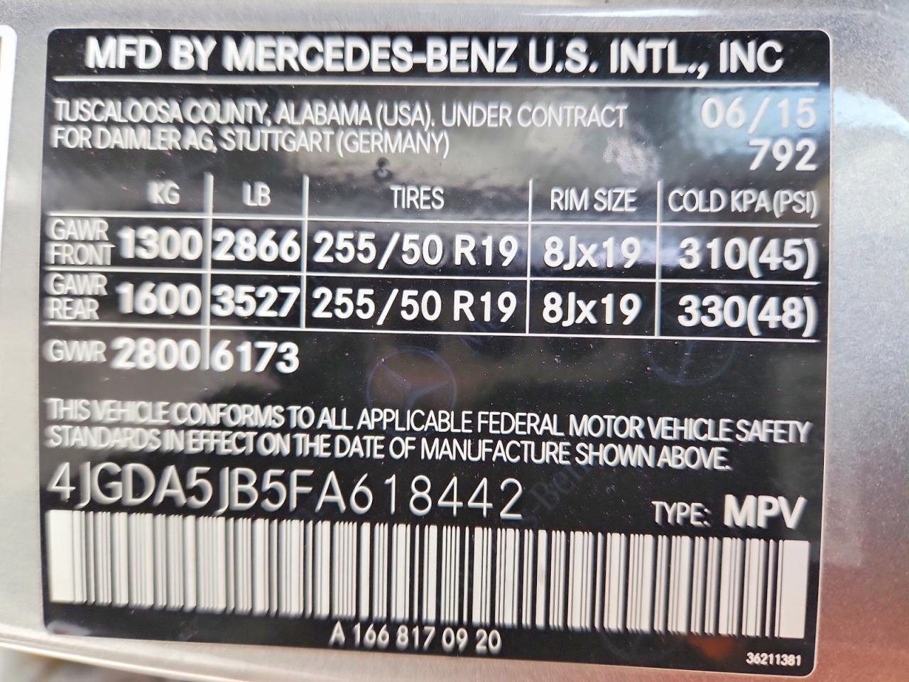 2015 Mercedes-Benz Ml 350 - zdjęcie 12